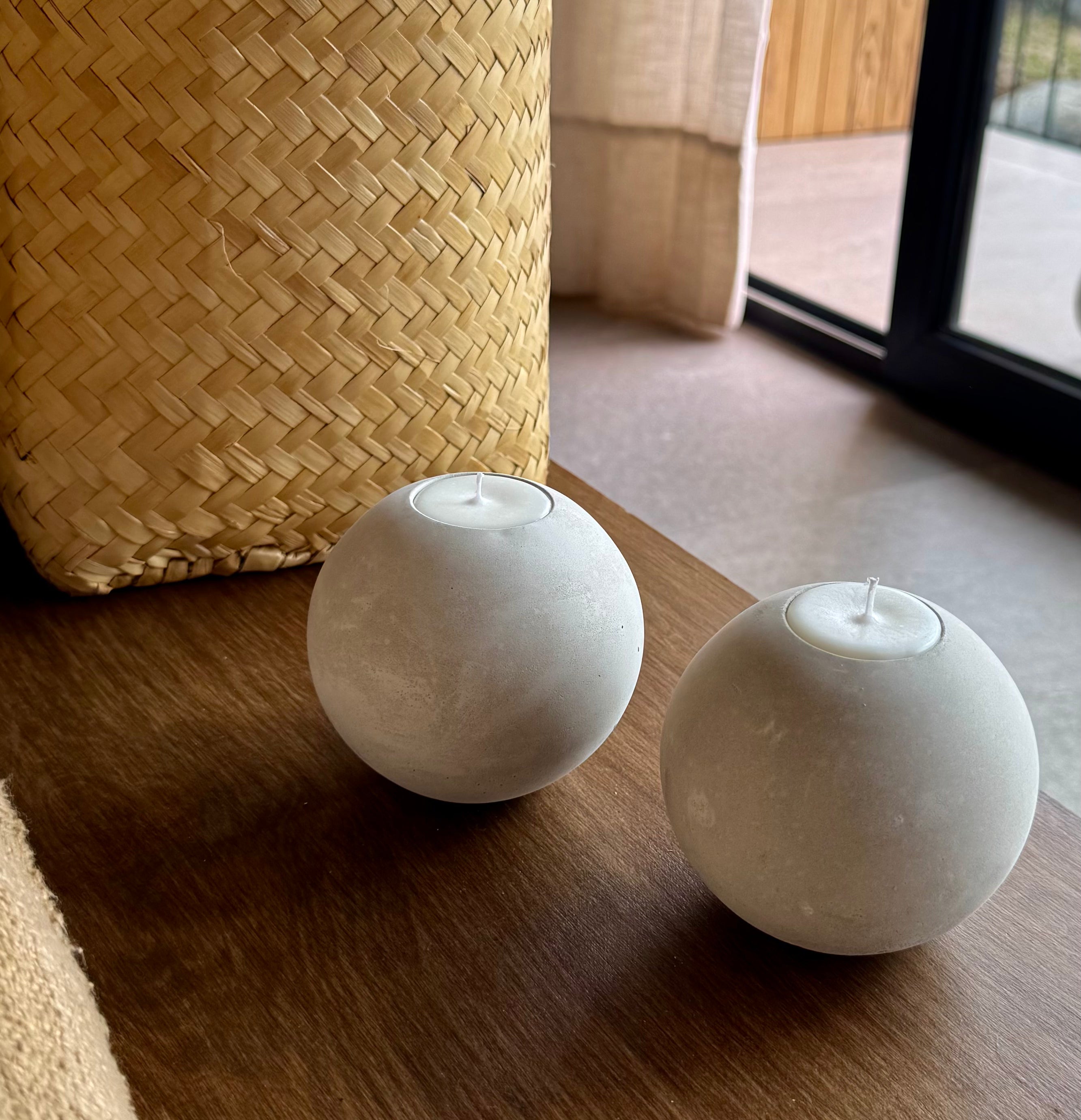 Velas base de concreto